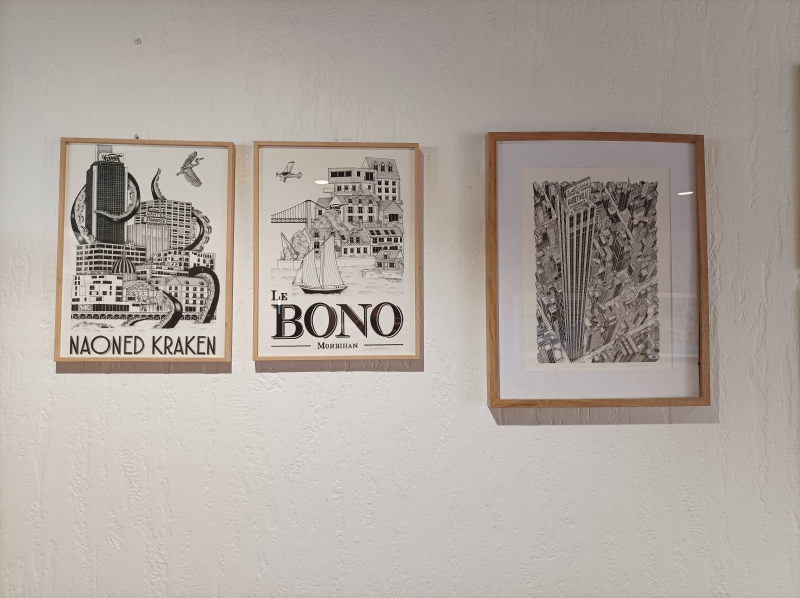 Expositions - Le Kraken - restaurant BONO - restaurant a faire BONO